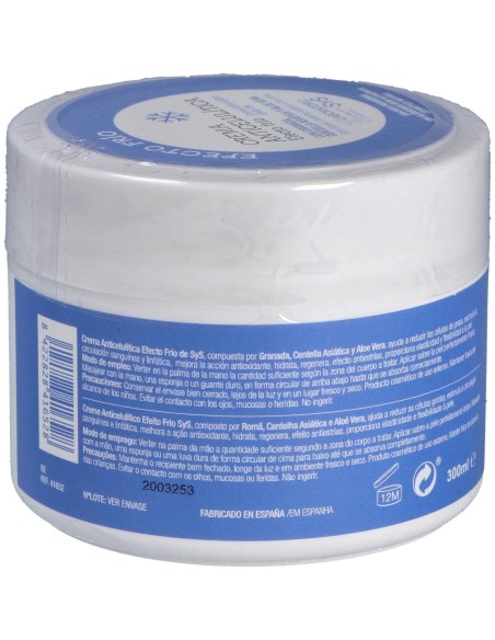 Sys Gel Crema Anticelulítico Frío 300Ml
