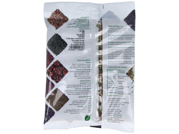Soria Natural Espino Blanco Bolsa 50G