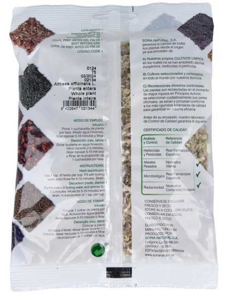 Soria Natural Infusion Malvavisco Raiz 75G