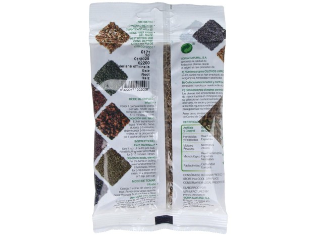 Soria Natural Valeriana Bolsa 70G