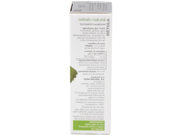 Extracto Abedul Xxi 50 Ml Soria Natural