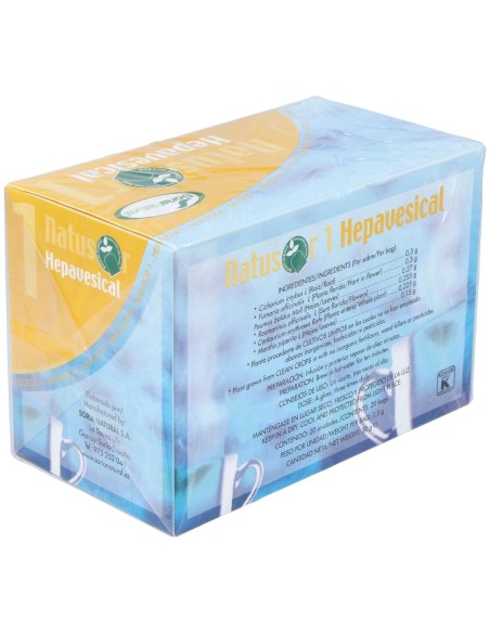 Soria Natural Natusor 01 - Hepavesical 20 Filtros