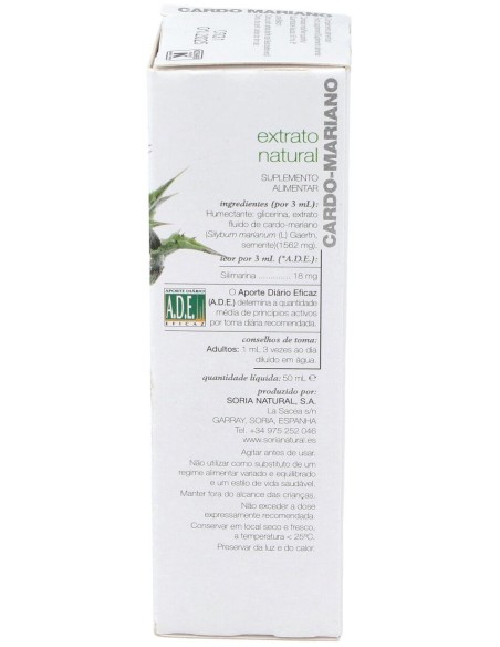 Soria Natural Cardo Mariano Extracto 50Ml