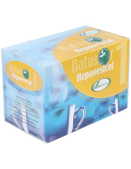Soria Natural Natusor 01 - Hepavesical 20 Filtros