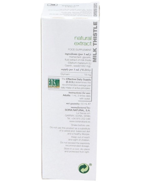 Soria Natural Cardo Mariano Extracto 50Ml