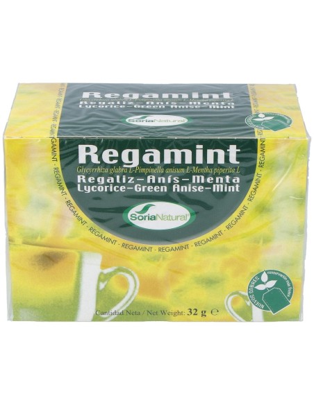 Soria Natural Regamint Infusión 20 Filtros