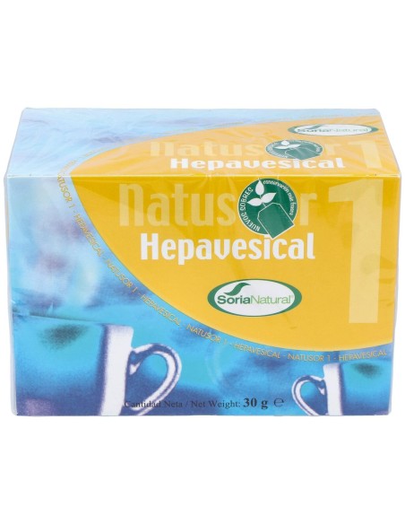 Soria Natural Natusor 01 - Hepavesical 20 Filtros