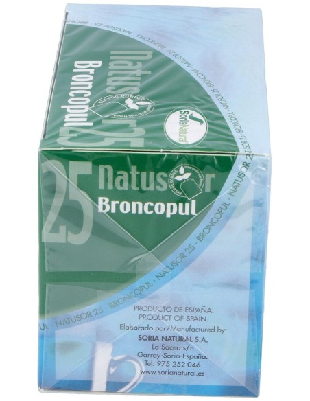 Soria Natural Natusor 25 - Broncopul 20 Filtros