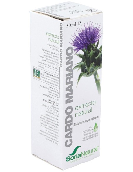 Soria Natural Cardo Mariano Extracto 50Ml
