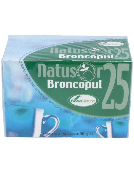 Soria Natural Natusor 25 - Broncopul 20 Filtros