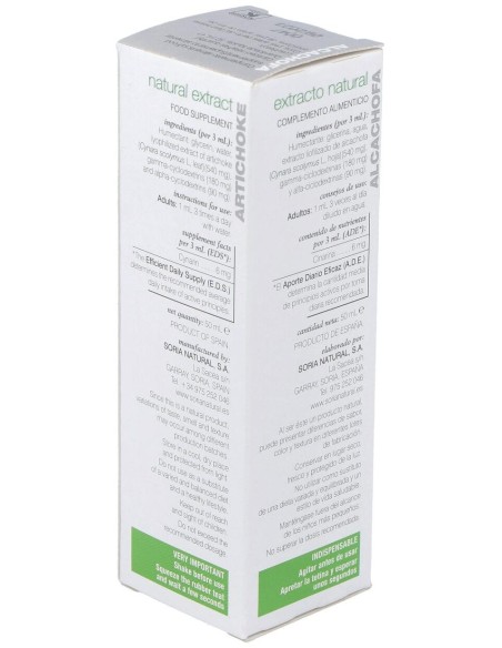 Alcachofa Extracto Natural Xxi 50 Ml