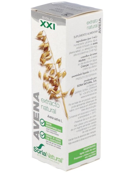 Soria Natural Ext. Avena Glicerinado Xxl 50Ml
