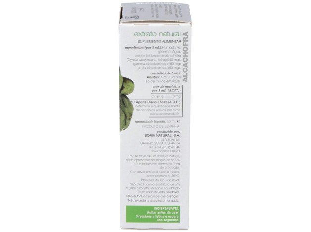 Alcachofa Extracto Natural Xxi 50 Ml