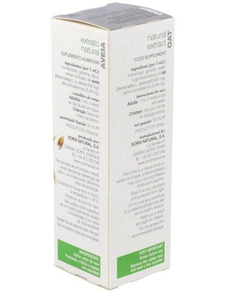 Soria Natural Ext. Avena Glicerinado Xxl 50Ml
