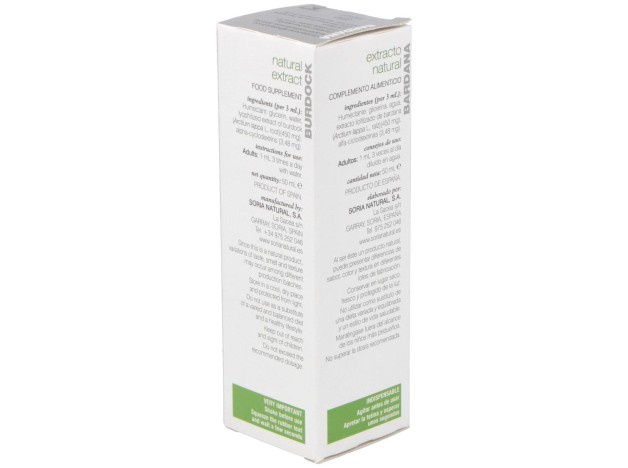 Soria Natural Ext. Bardana Glicerinado Xxl 50Ml