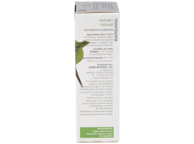 Soria Natural Ext. Bardana Glicerinado Xxl 50Ml