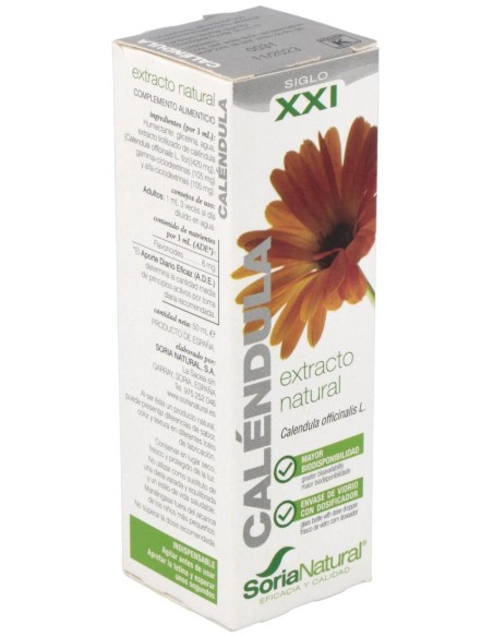 Ext. Calendula Xxi 50Ml. S/Al
