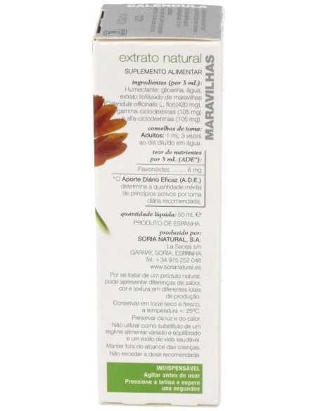 Ext. Calendula Xxi 50Ml. S/Al