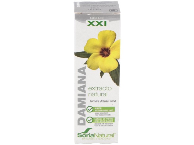 Extracto Damiana Xxi 50 Ml Soria Natural