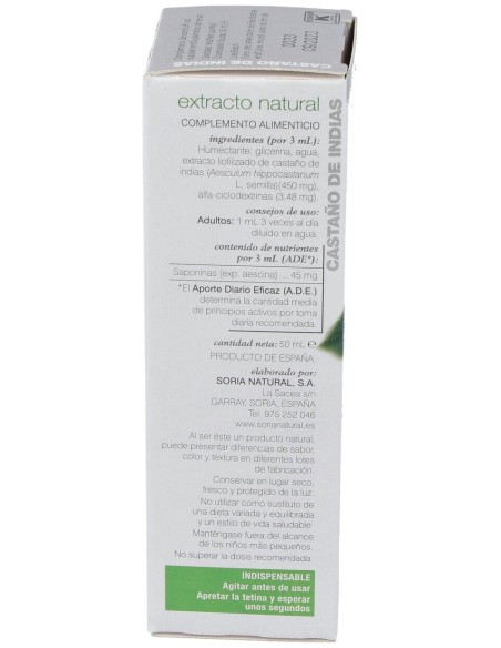 Castaño De Indias Extracto Natural 50Ml