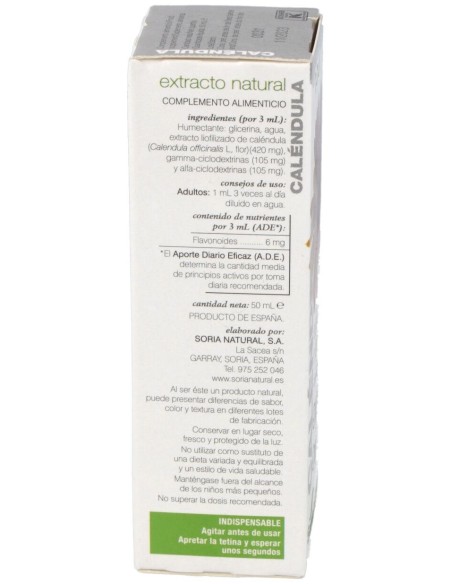 Ext. Calendula Xxi 50Ml. S/Al