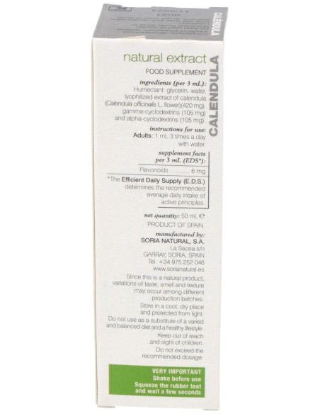 Ext. Calendula Xxi 50Ml. S/Al