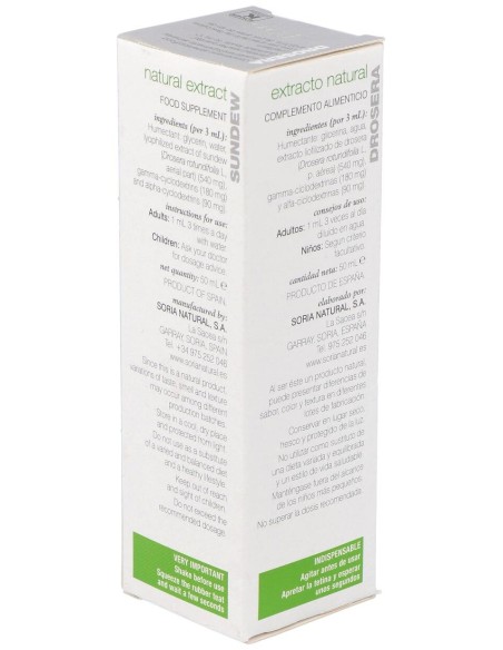 Soria Natural Drosera Extracto 50Ml