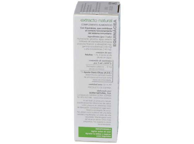 Soria Natural Equinácea Extracto 50Ml