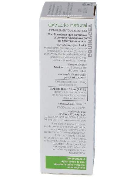 Soria Natural Equinácea Extracto 50Ml