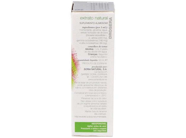 Soria Natural Drosera Extracto 50Ml