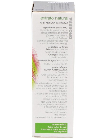 Soria Natural Drosera Extracto 50Ml