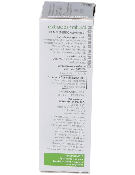 Diente De León Extracto Natural 50Ml