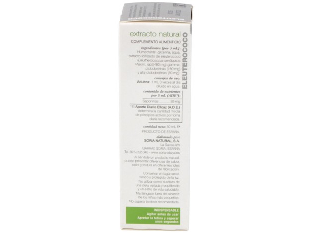 Soria Natural Eleuterococo Extracto 50Ml