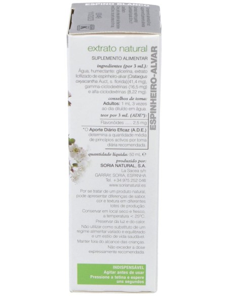 Soria Natural Espino Blanco Extracto 50Ml