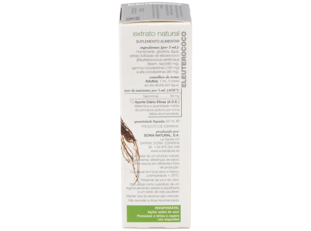 Soria Natural Eleuterococo Extracto 50Ml