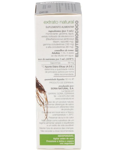 Soria Natural Eleuterococo Extracto 50Ml