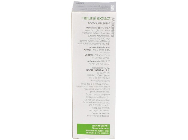 Soria Natural Drosera Extracto 50Ml