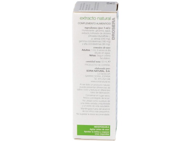 Soria Natural Drosera Extracto 50Ml