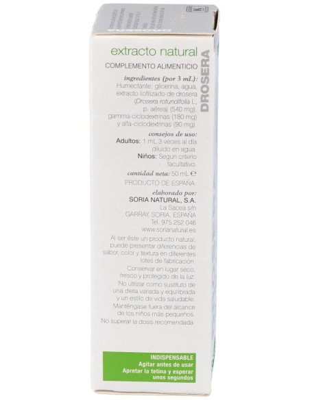 Soria Natural Drosera Extracto 50Ml