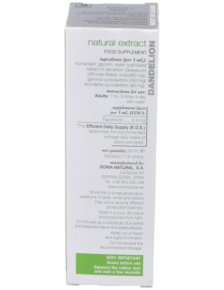 Diente De León Extracto Natural 50Ml