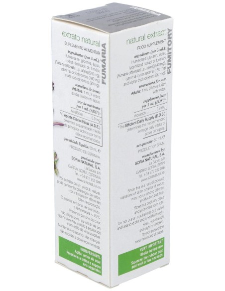 Soria Natural Fumaria Extracto 50Ml