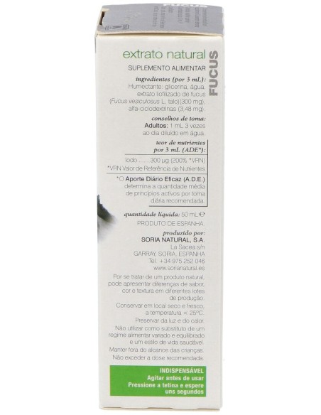 Soria Natural Ext. Fucus Xxl 50Ml