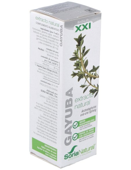 Soria Natural Gayuba Extracto 50Ml