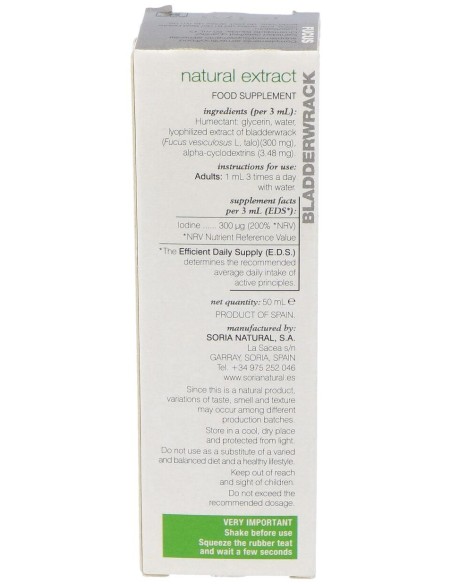 Soria Natural Ext. Fucus Xxl 50Ml