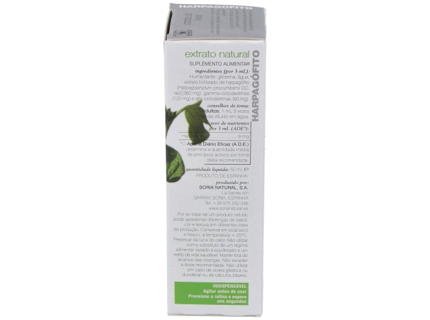 Extracto Harpagofito Xxi 50 Ml Soria N