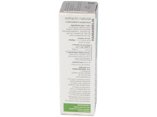 Soria Natural Hamamelis Extracto 50Ml