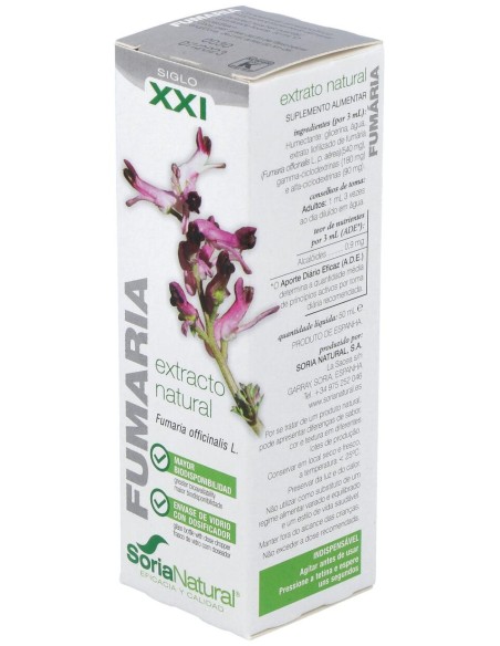 Soria Natural Fumaria Extracto 50Ml