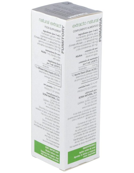 Soria Natural Fumaria Extracto 50Ml