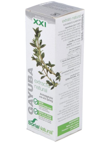 Soria Natural Gayuba Extracto 50Ml