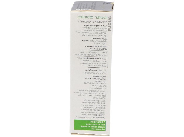 Soria Natural Ext. Fucus Xxl 50Ml